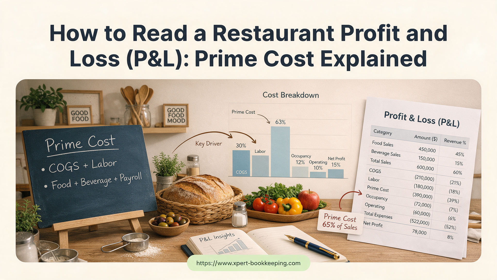 How to Read a Restaurant Profit and Loss (P&L): Prime Cost Explained